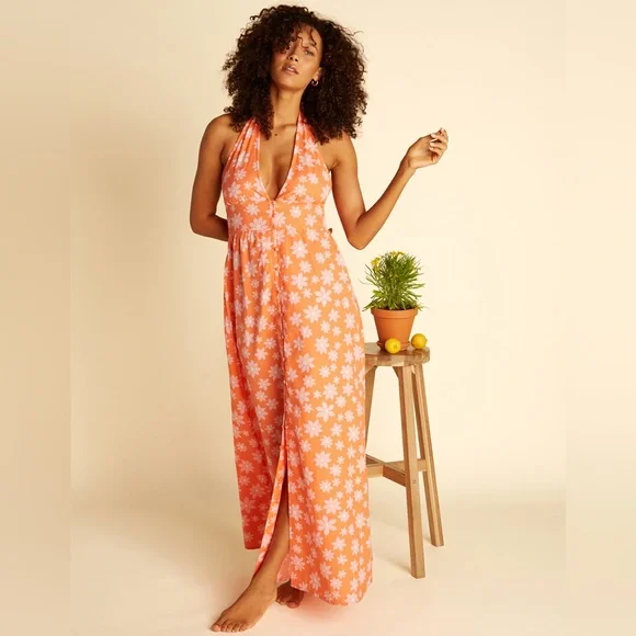 Billabong x Wrangler Halter Dress - Picture 3 of 11